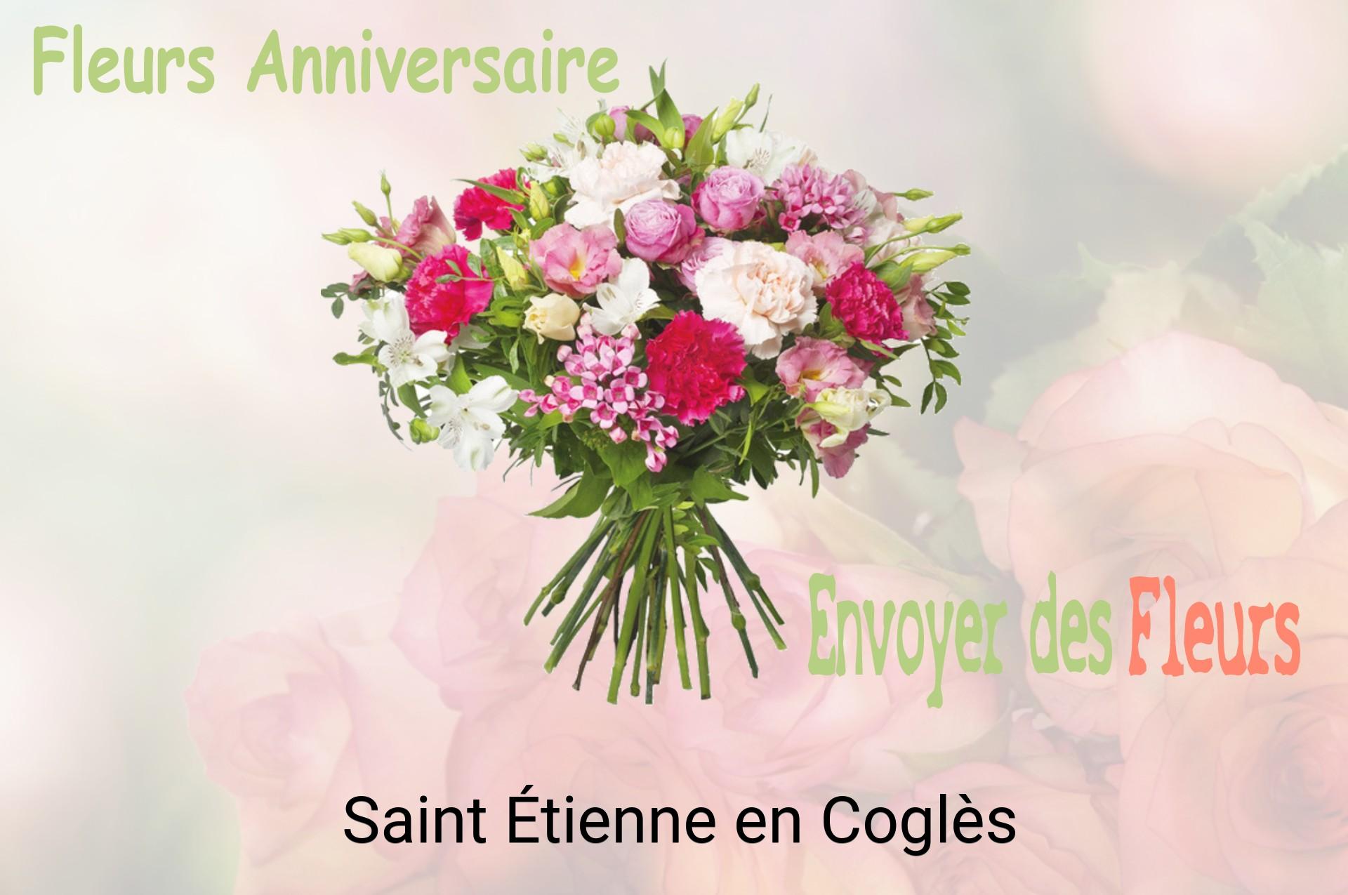 Bouquet de fleurs d’anniversaire livré à Saint-Étienne-en-Coglès