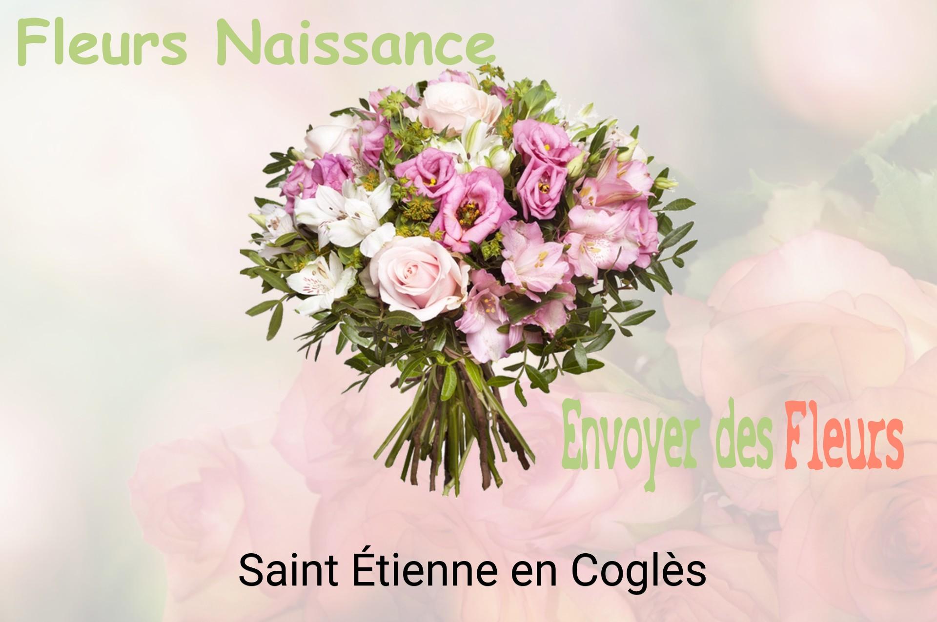 Bouquet de fleurs de naissance livré à Saint-Étienne-en-Coglès